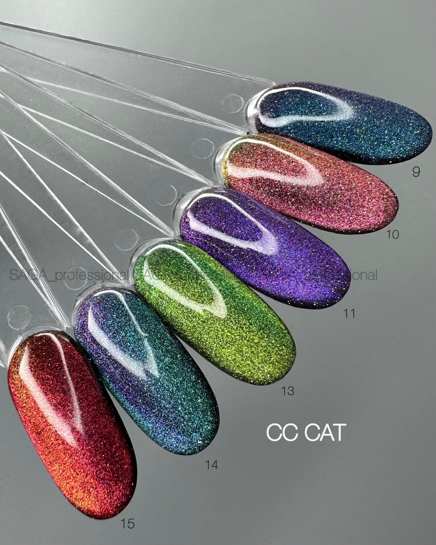 Saga Gel Polish Cat Chameleon 13, 9 ml