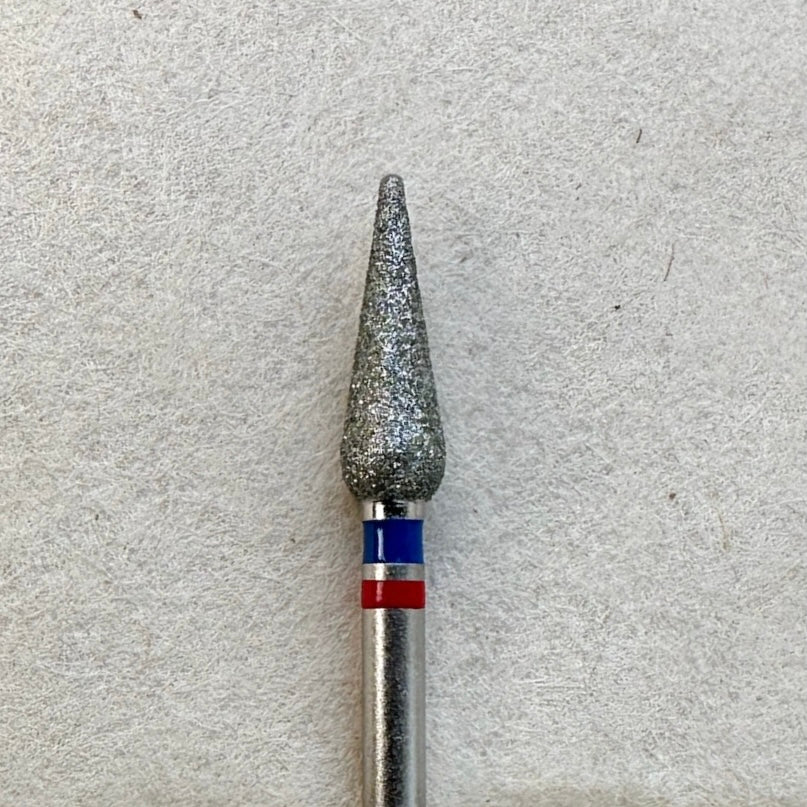 Diamond Bit Drop Long Red-Blue 040 Vladmiva