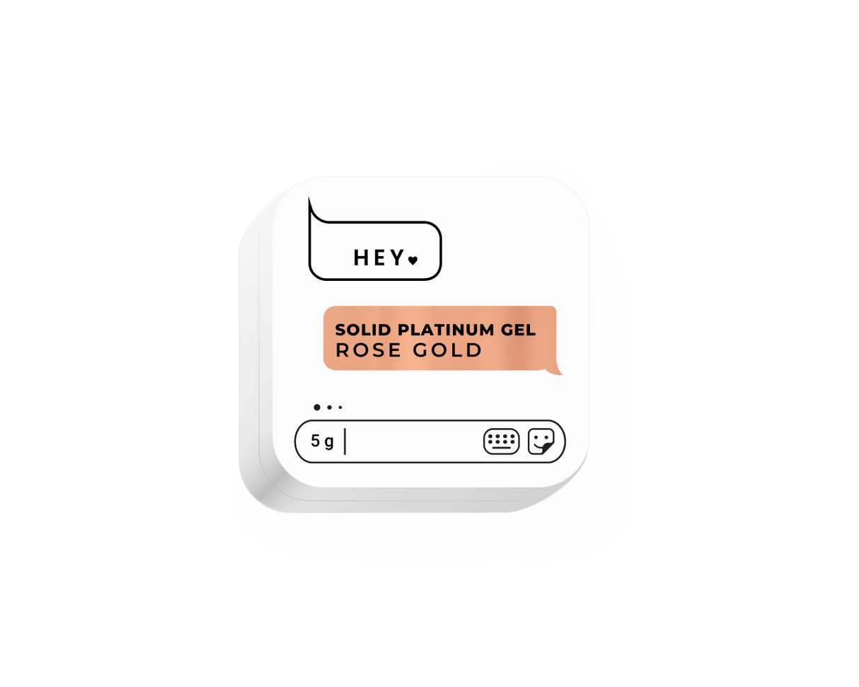 Heylove Solid Platinum Gel Rose Gold, 5 g