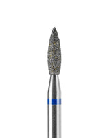 Dark Diamond Nail Bit Sharp Flame 2.3x8 mm blue