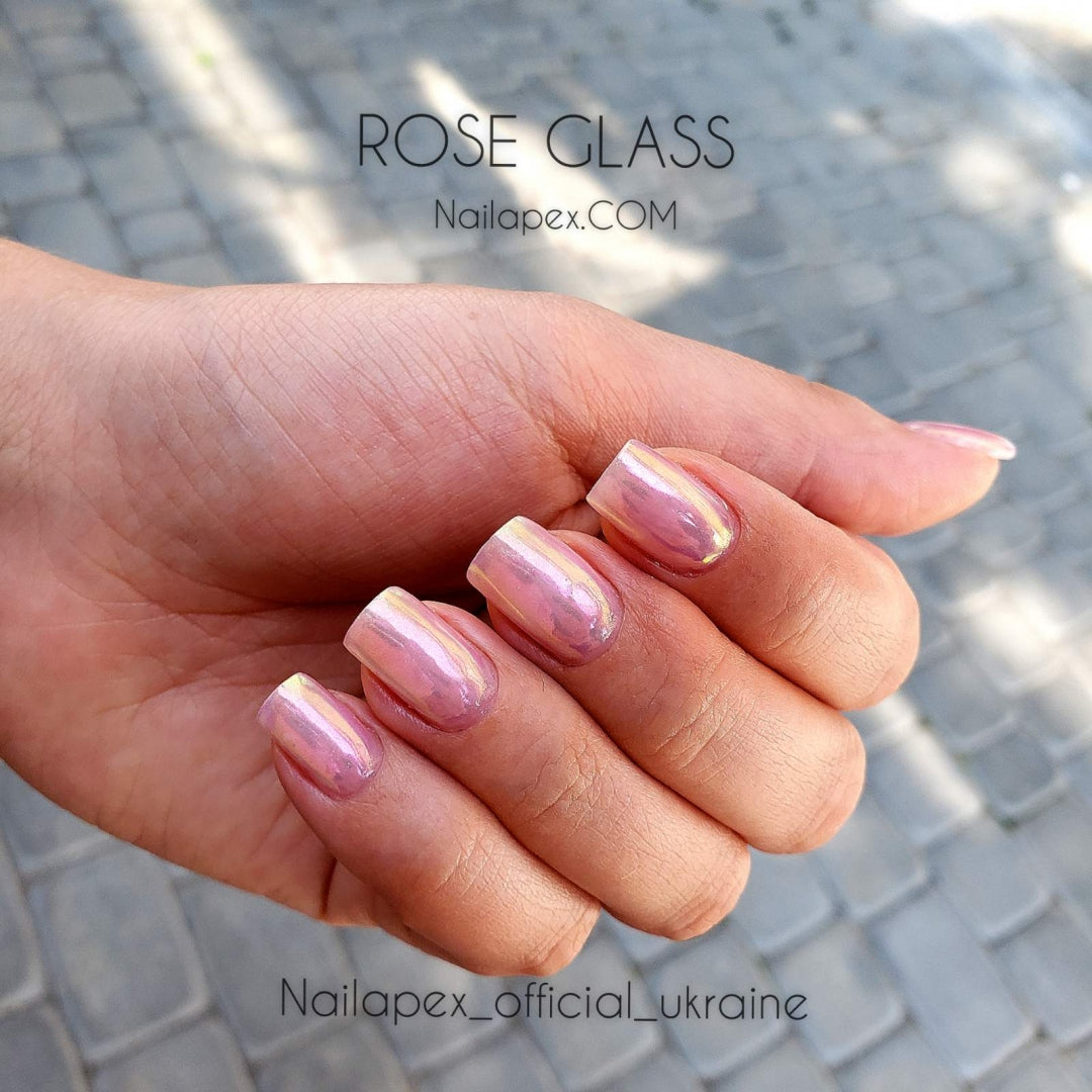 Nailapex Nail Powder Rose Glass