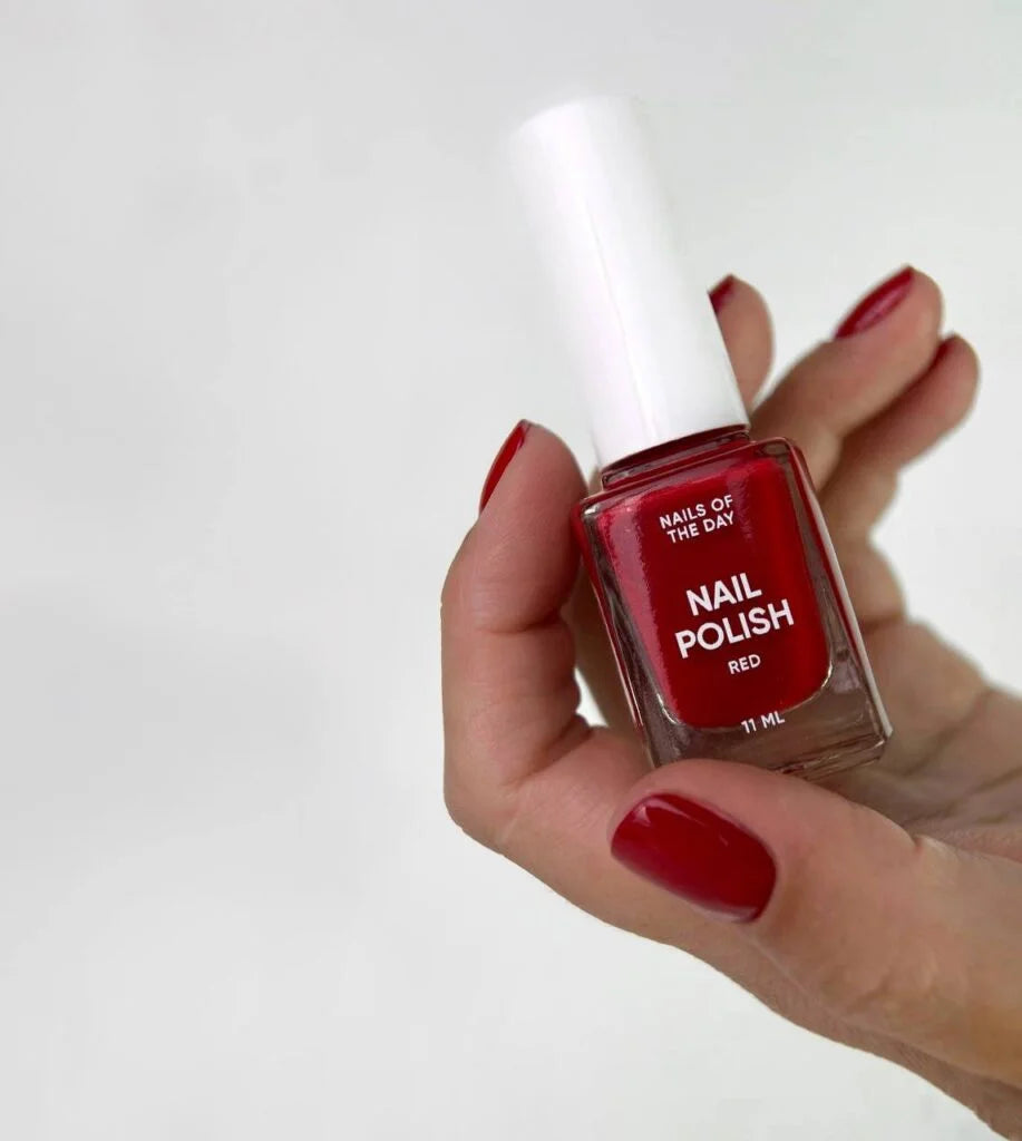 Nails Of The Day Nail Polish Red, 11 ml
