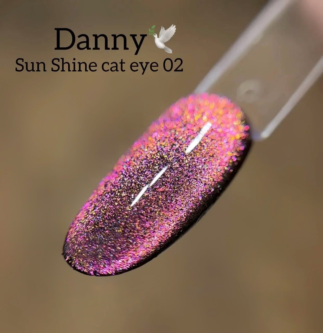 Danny Gel Polish Sun Shine Cat Eye 02, 12 ml