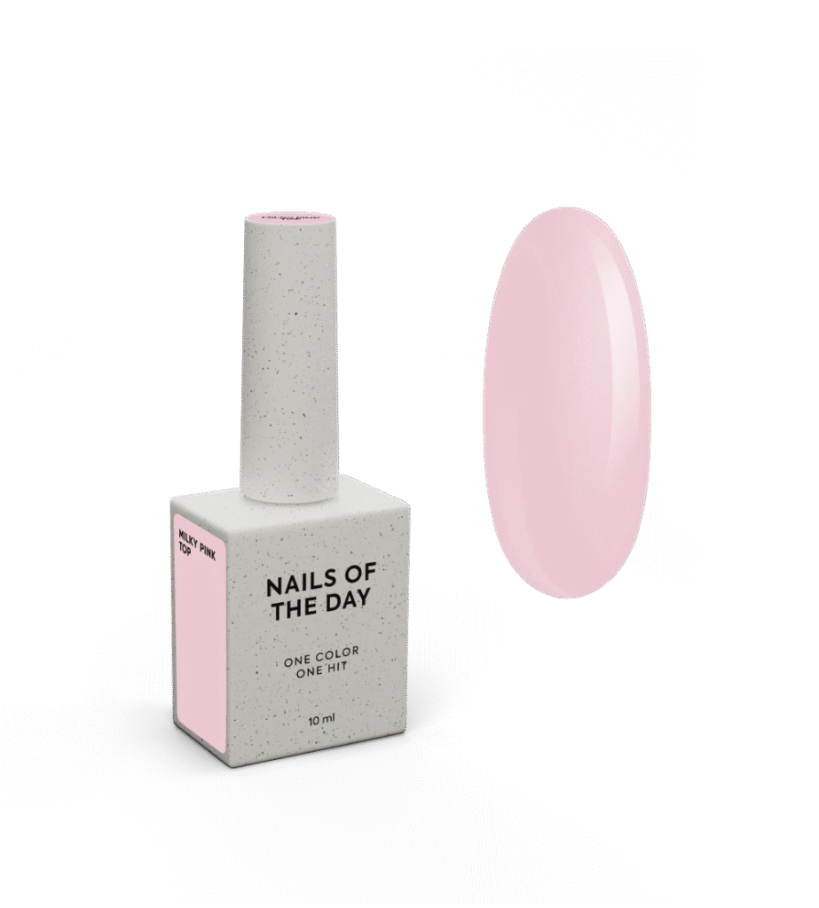 Nails Of The Day Milky Pink Top, 10 ml