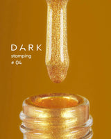 Dark Stamping Polish 04 Gold Sticky, 8 ml