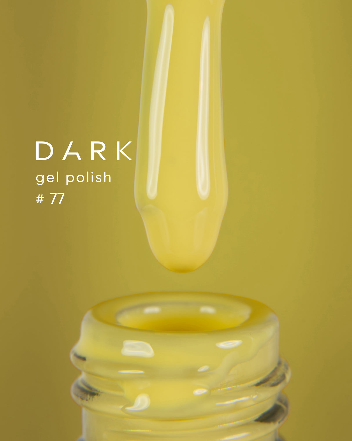 Dark Gel Polish (New Collection) 77, 10 ml