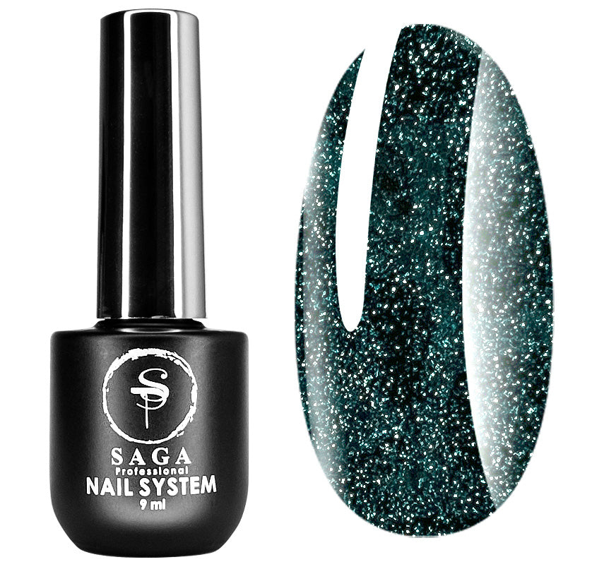 Saga Gel Polish Reflective Fiery Gel 23, 9 ml