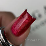 Saga Gel Polish Cat Shine 13 Cherry, 10 ml