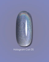 Dark Gel Polish Hologram Cat 05, 6 ml