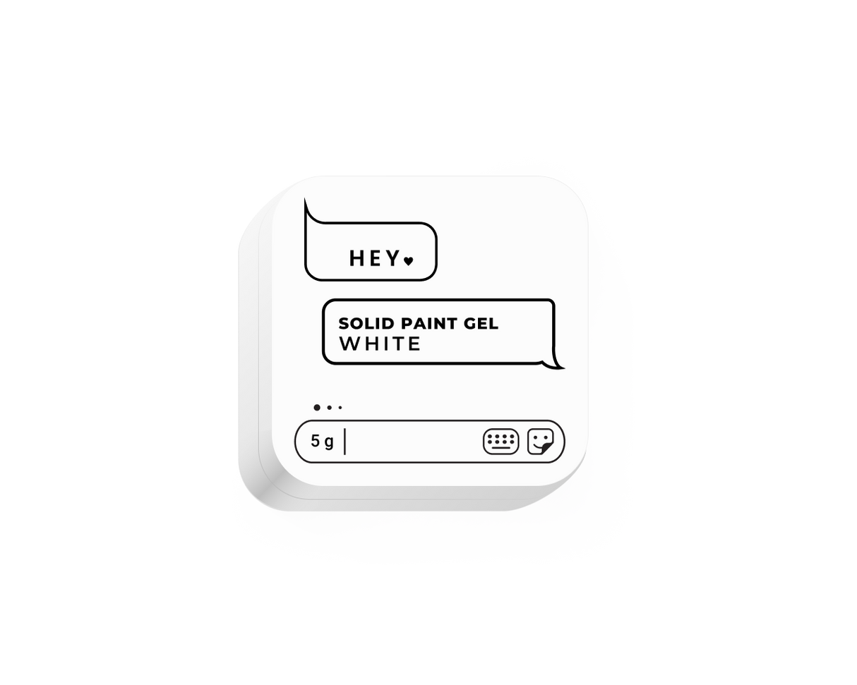 Heylove Solid Paint Gel White, 5 g