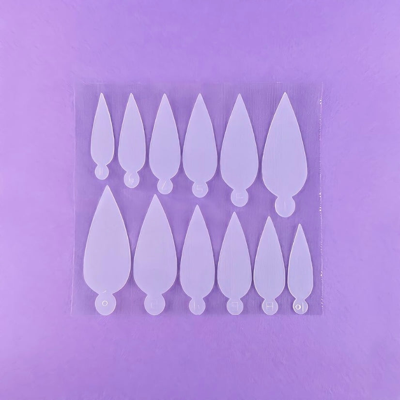 Dnka Professional Nail Molds #0001, 36 pcs