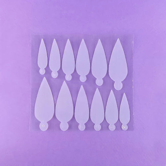 Dnka Professional Nail Molds #0001, 36 pcs