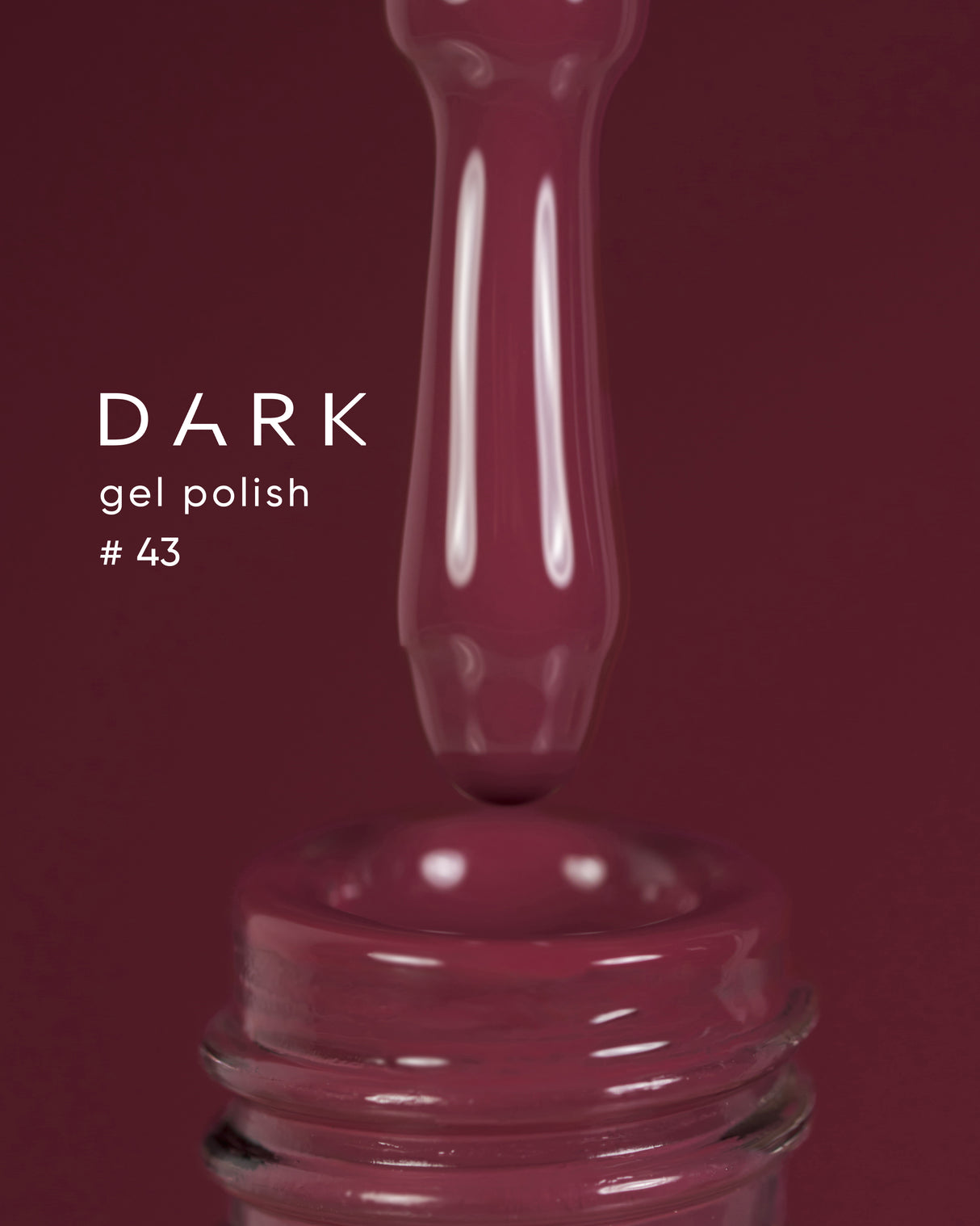 Dark Gel Polish (New Collection) 43, 10 ml