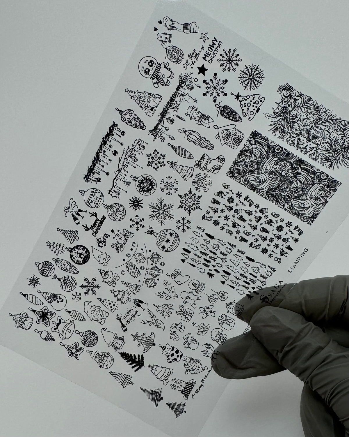 Saga Stamping Plate 14 Winter