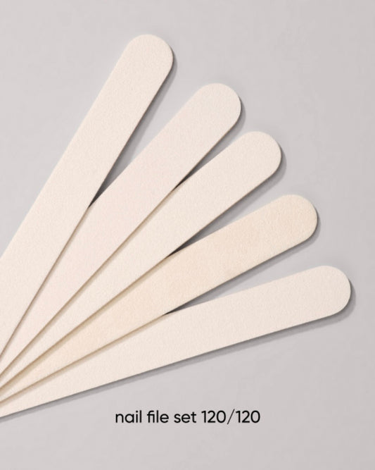 Dark Disposable Nail Files, 50 pcs (120/120 grit)