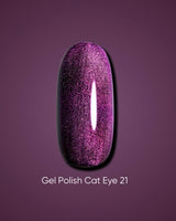 Dark Gel Polish Cat Eye 21, 6 ml