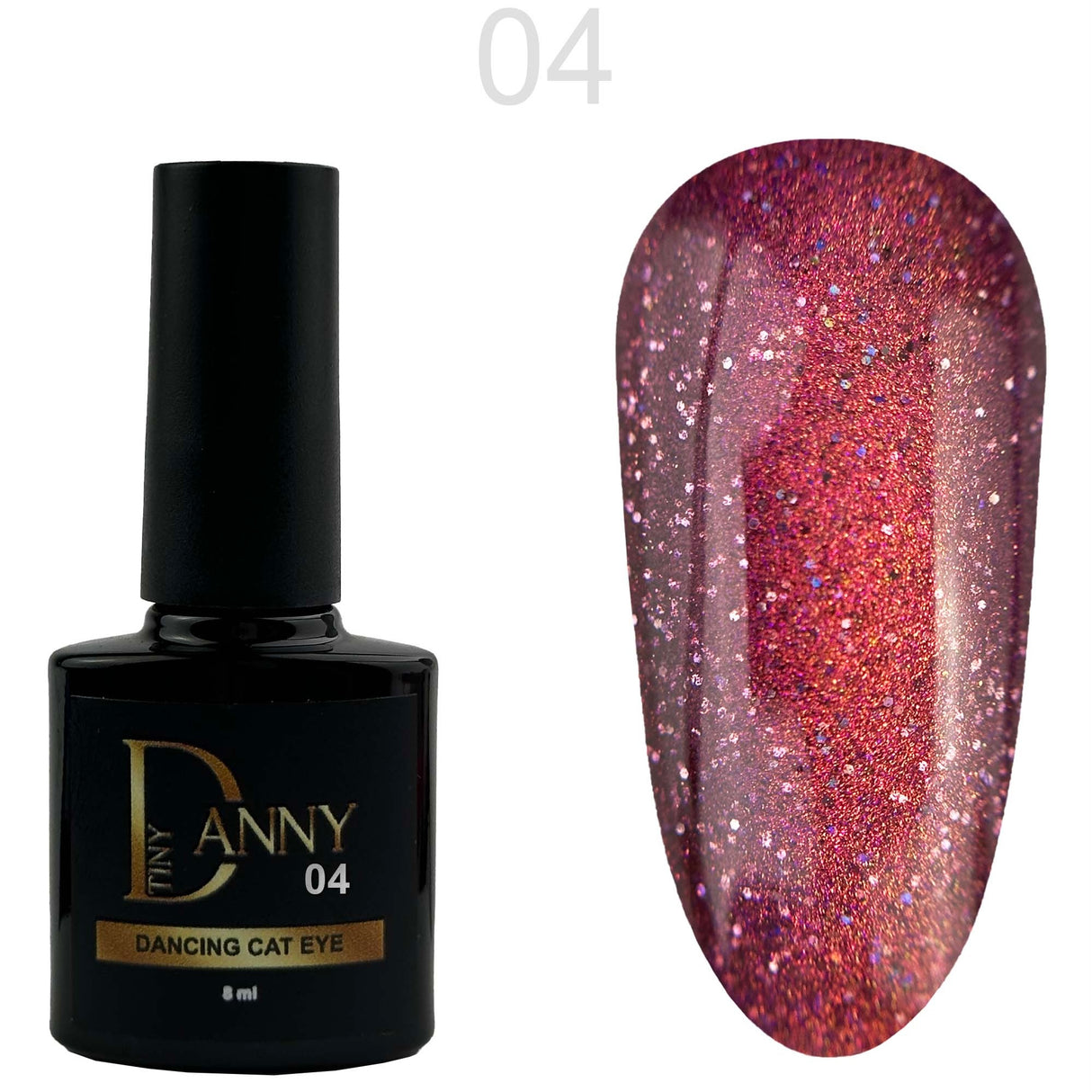 Danny Gel Polish Dancing Cat Eye 04, 8 ml