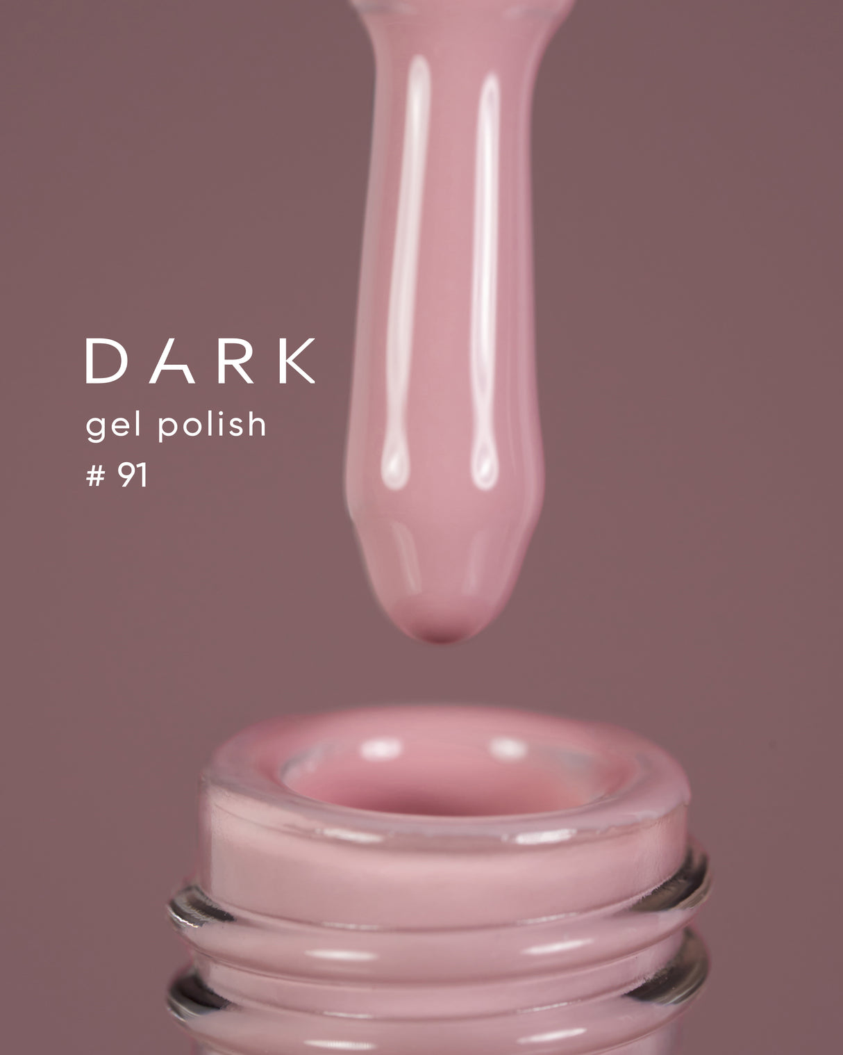 Dark Gel Polish (New Collection) 91, 10 ml