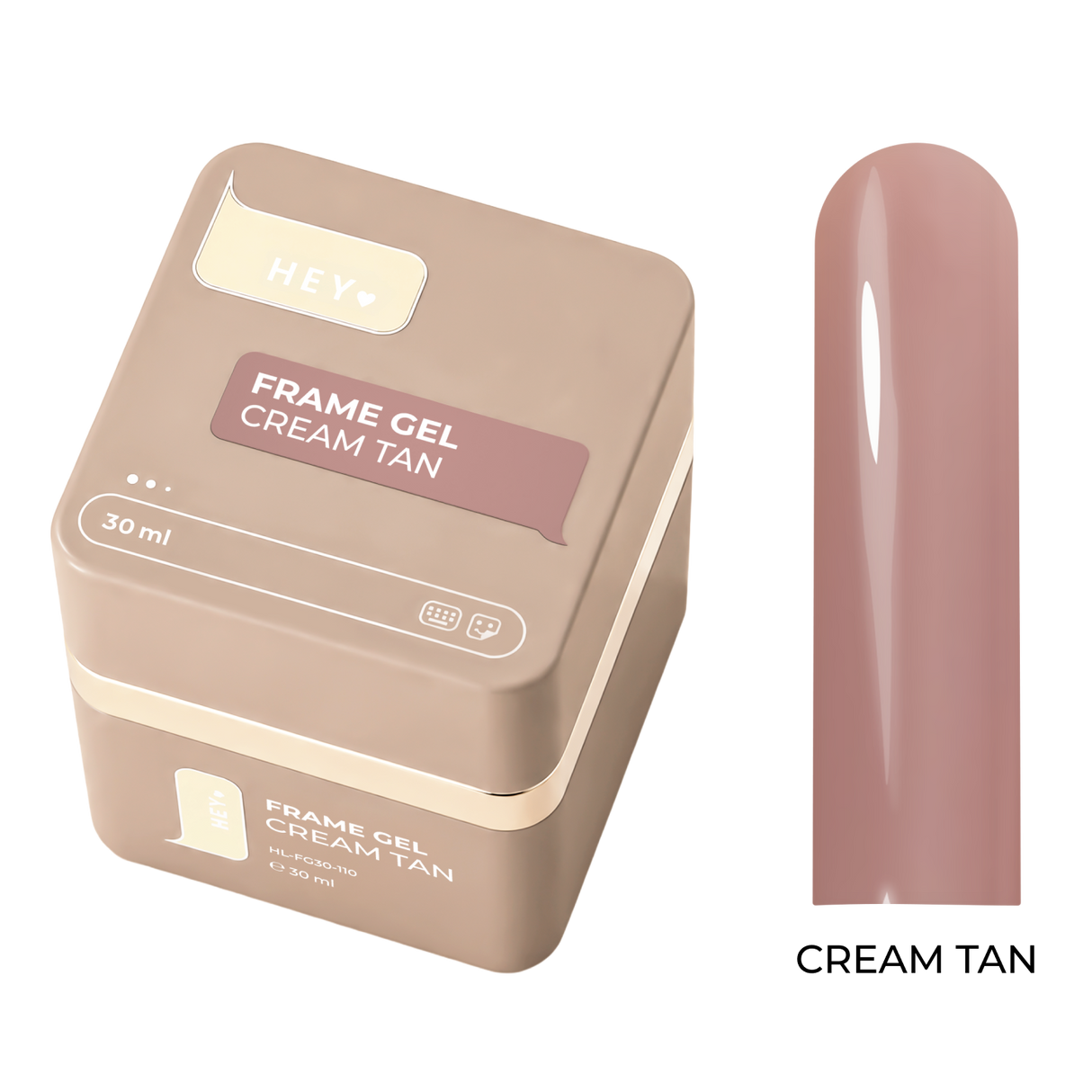 Heylove Frame Gel Cream Tan, 30 ml