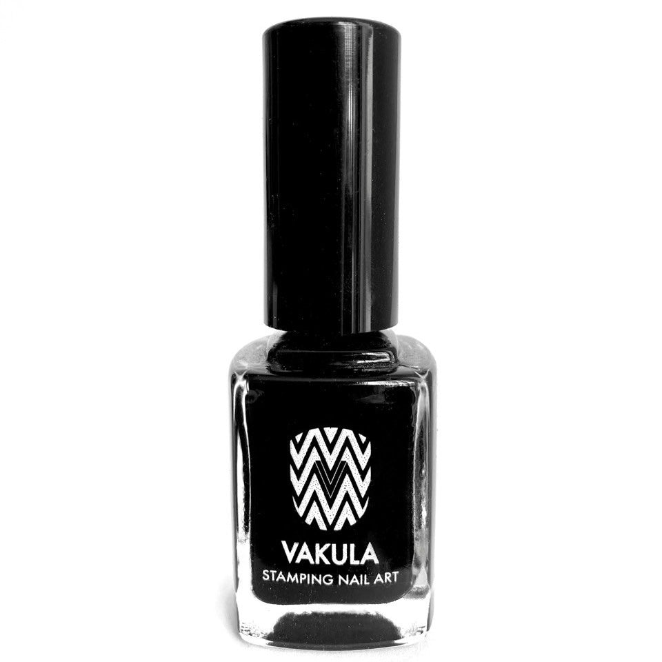 Vakula Nails Stamping Polish 02 Black, 12 ml