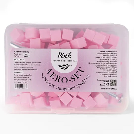 Pink Aero Gradient Set with Aero Pen & Sponges