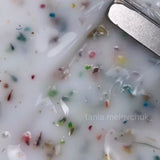Pink Super Gel Flower in Milk 03
