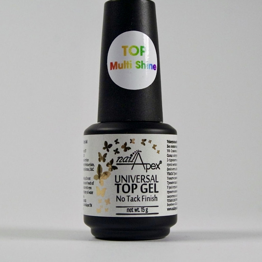 Nailapex Top Universal Multi Shine, 15 ml