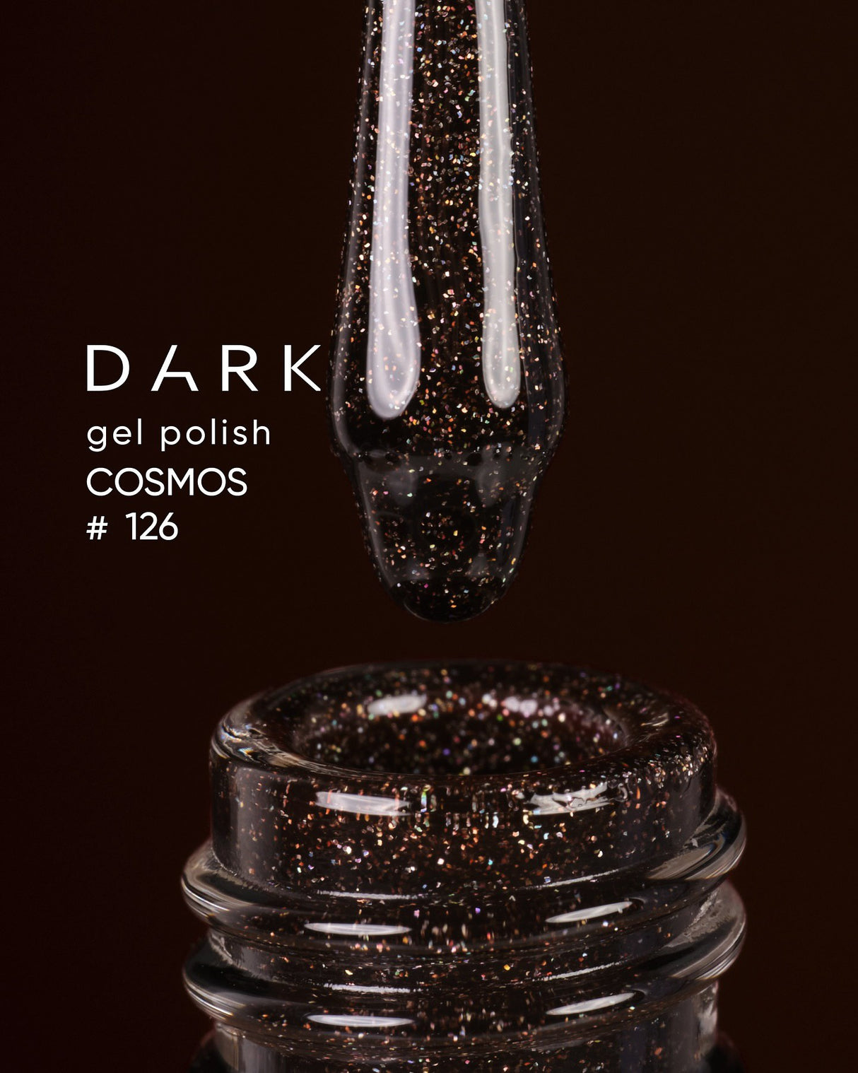 Dark Gel Polish (Cosmos) 126, 10 ml