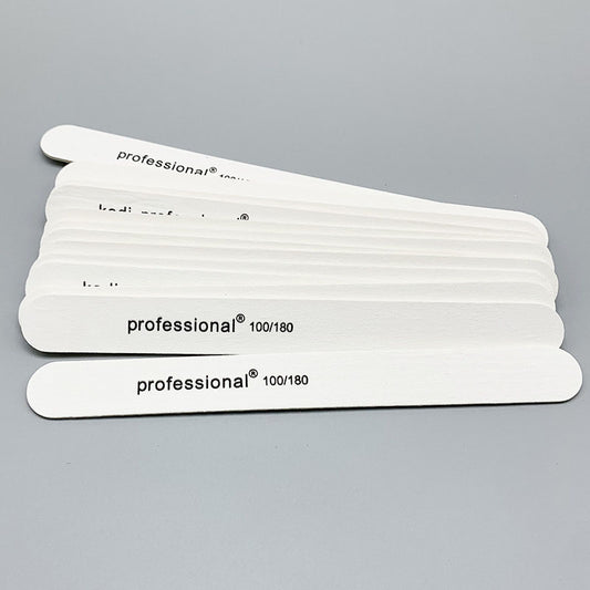 Kodi Professional Nail Files 100/180 Grit, 25 pieces