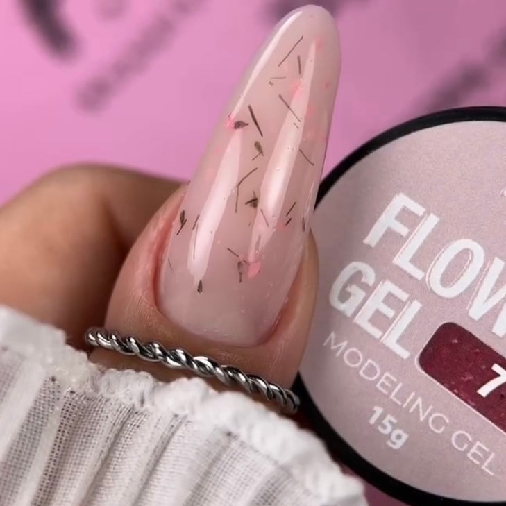 Pink Super Gel Flower Nude 07, 15g