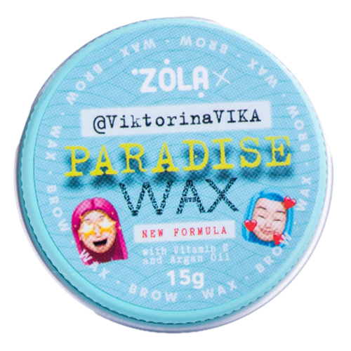 Zola Viktorina Vika Eyebrow Paradise Wax with Vitamin E and Argan Oil, 15 g