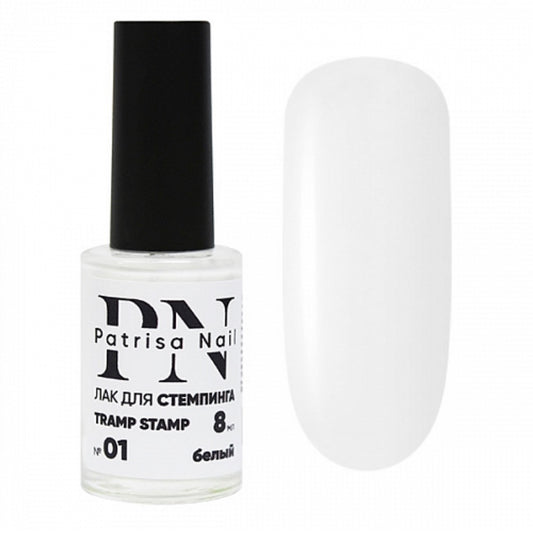 Patrisa Nail Stamping Polish 01 White, 8 ml