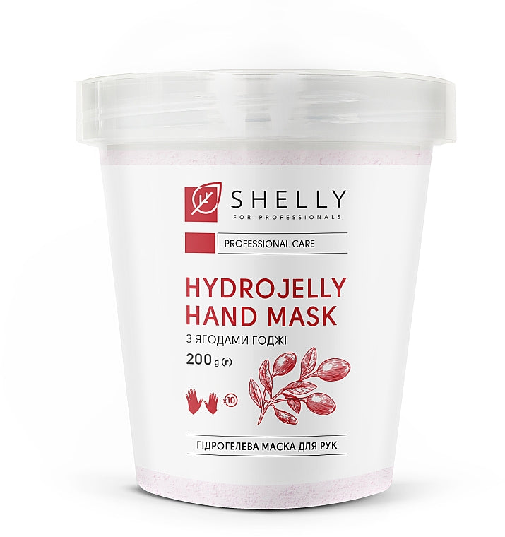 Shelly Hydrogel Hand Mask Hydrogel With Goji Berries, 200 g