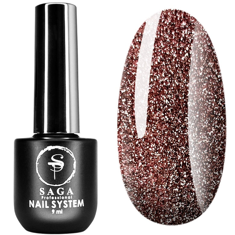 Saga Gel Polish Reflective Fiery Gel 05, 9 ml