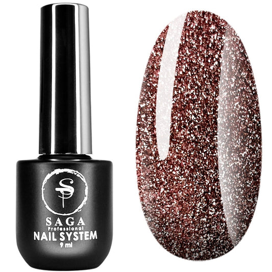 Saga Gel Polish Reflective Fiery Gel 05, 9 ml