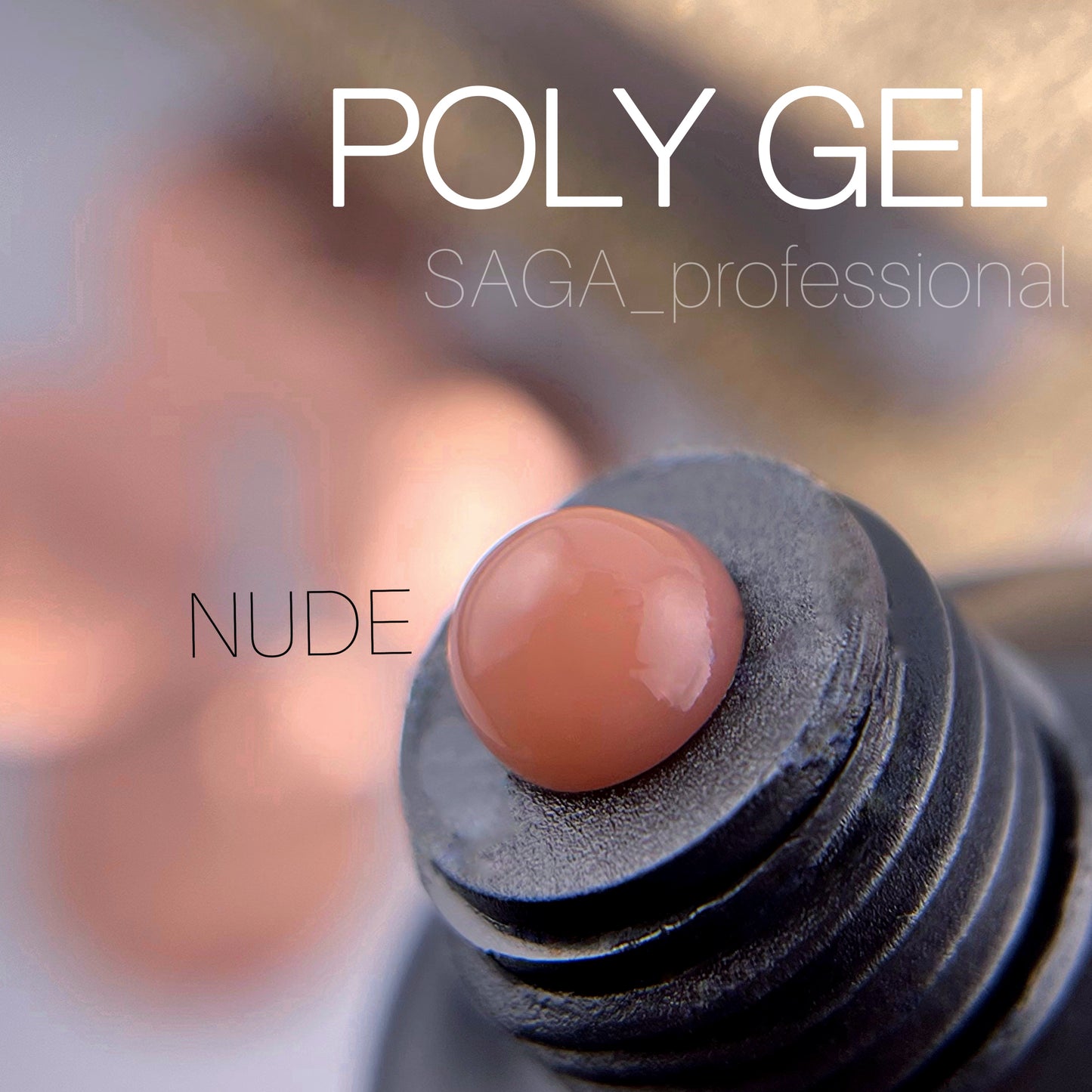 Saga Poly Gel Nude, 30 ml