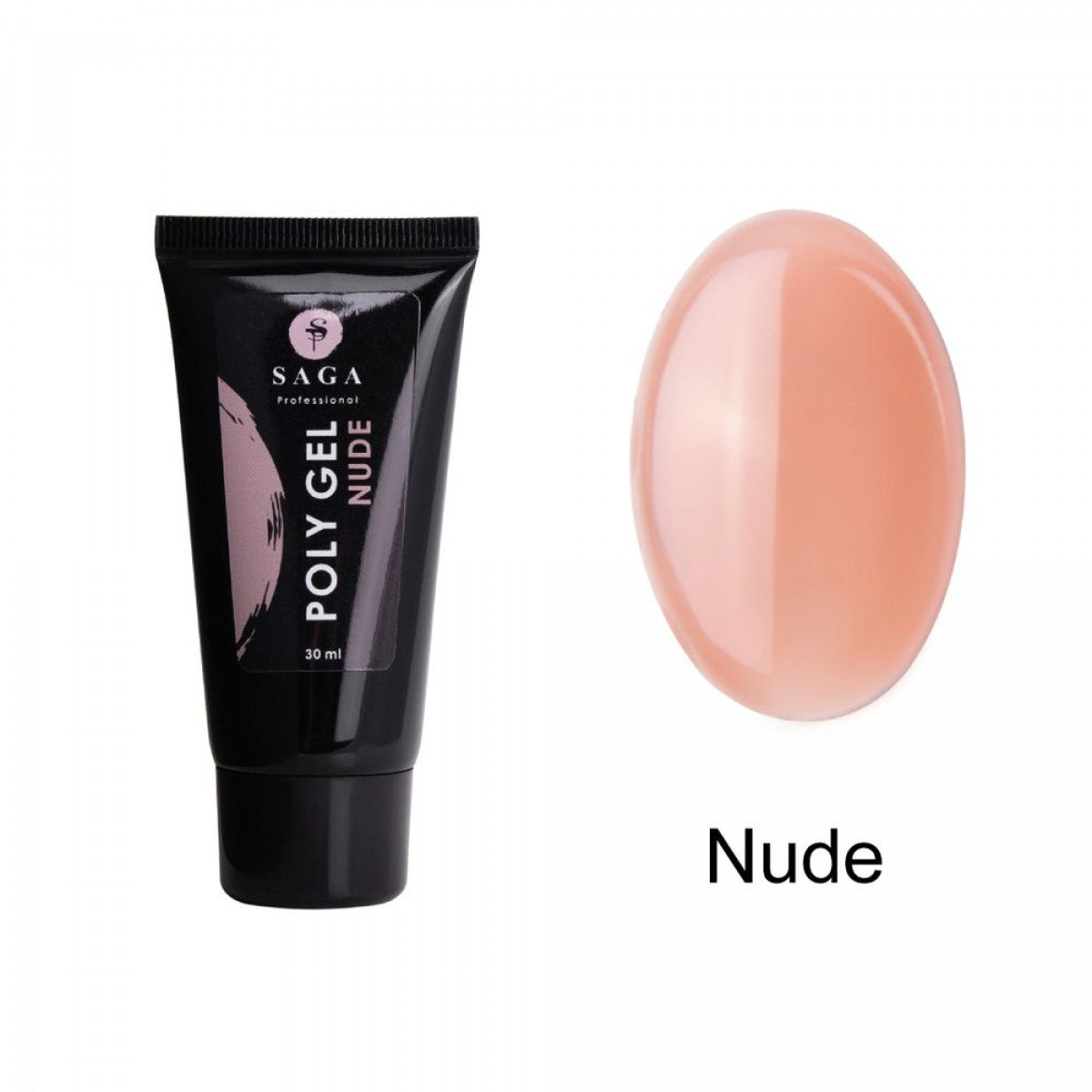 Saga Poly Gel Nude, 30 ml