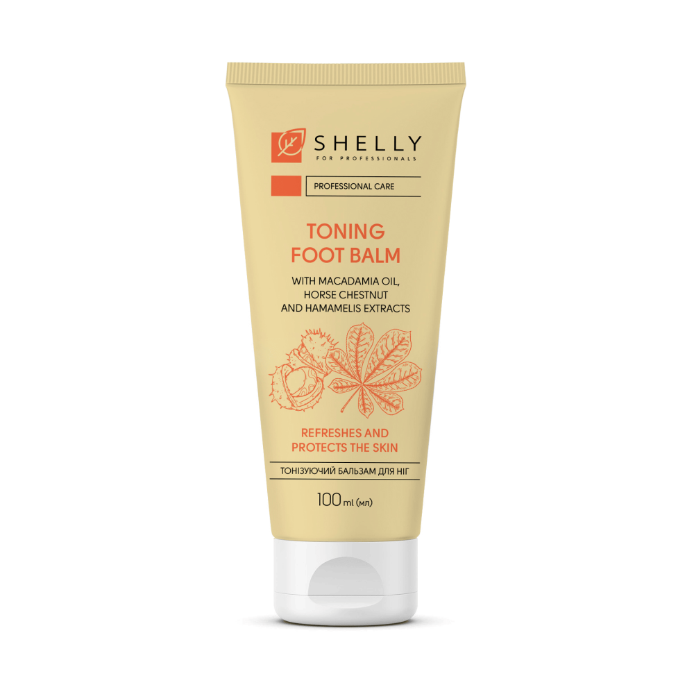 Shelly Toning Foot Balm With Macadamia Oil, Horse Chestnut and Hamamelis Extracts, 100 ml