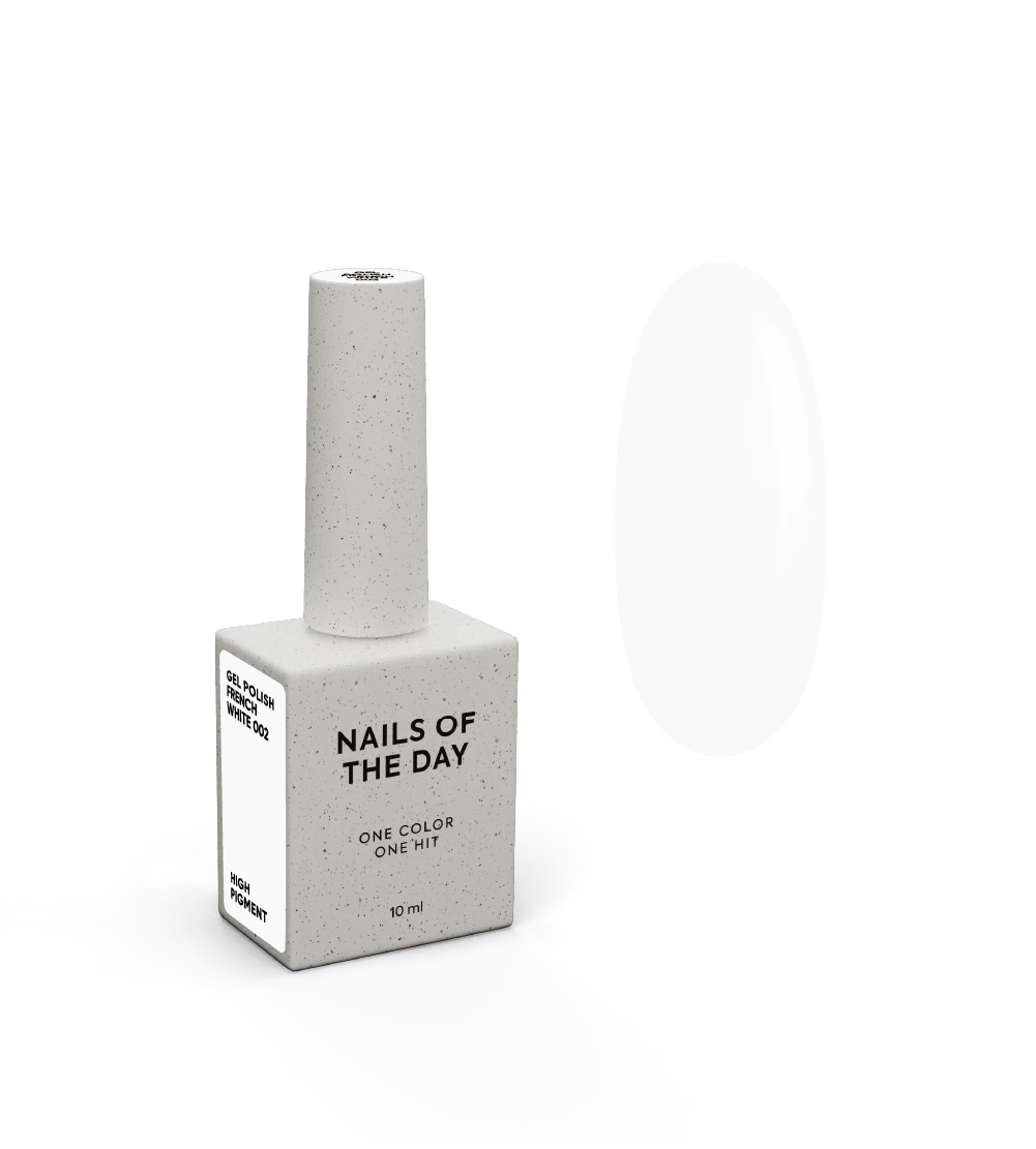 Nails Of The Day Gel Polish French White 002, 10 ml