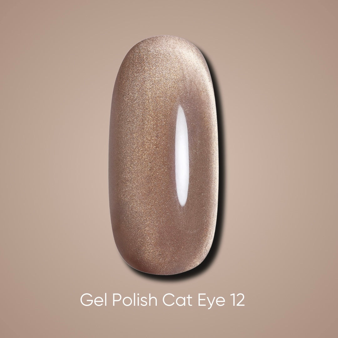 Dark Gel Polish Cat Eye 12, 6 ml