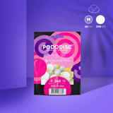 Staleks Disposable white files on soft foam layer for pedicure disc Pododisc M Expert, 20 mm (50 pcs)