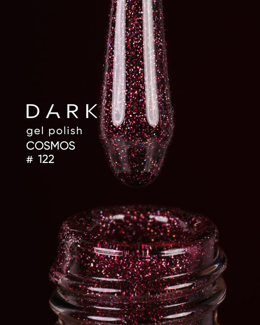 Dark Gel Polish (Cosmos) 122, 10 ml