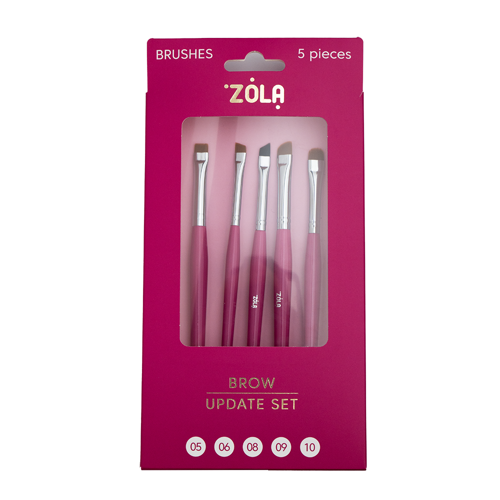 Zola Eyebrow Brush Set - Brow Update Set (5 pcs)