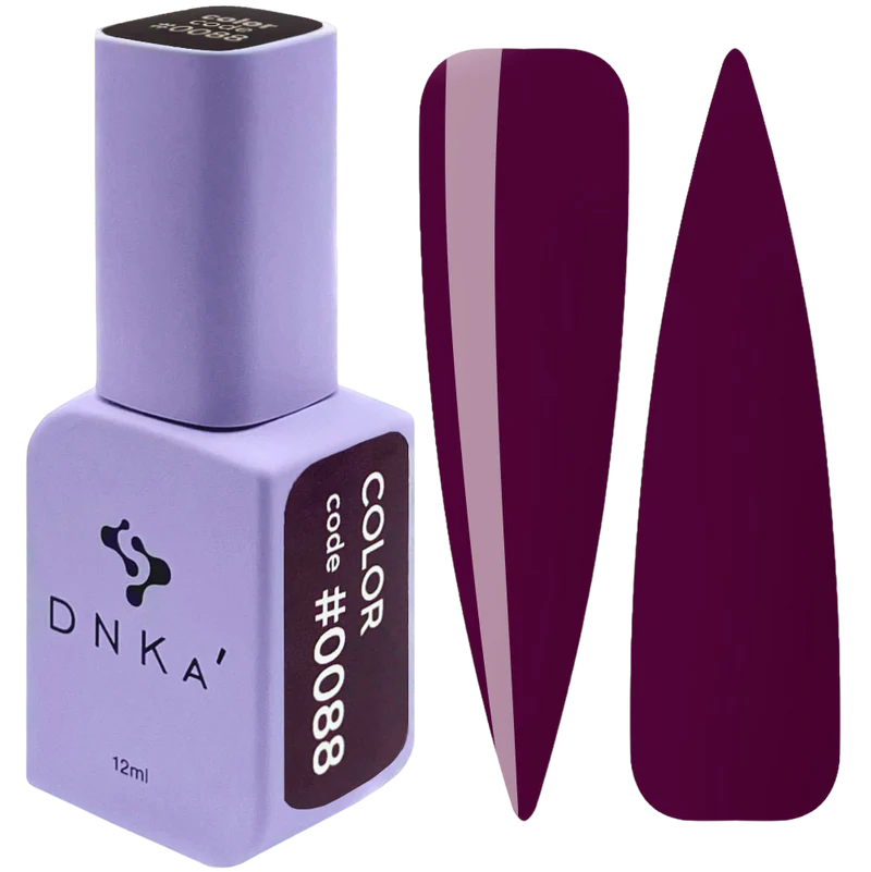 Dnka Gel Polish Color #0088, 12 ml