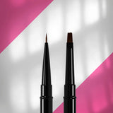 Staleks Expert Double-ended brush, liner 7 mm/for gel 7mm