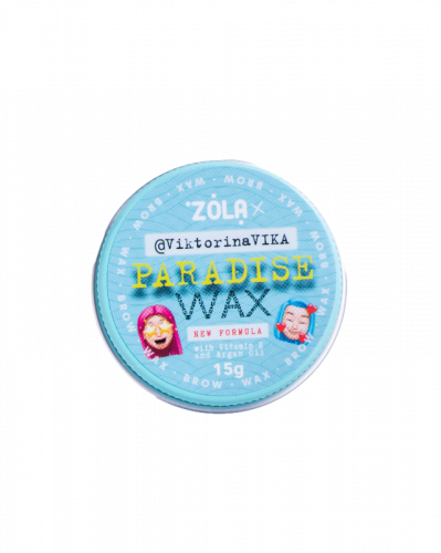 Zola Viktorina Vika Eyebrow Paradise Wax with Vitamin E and Argan Oil, 15 g