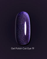 Dark Gel Polish Cat Eye 19, 6 ml