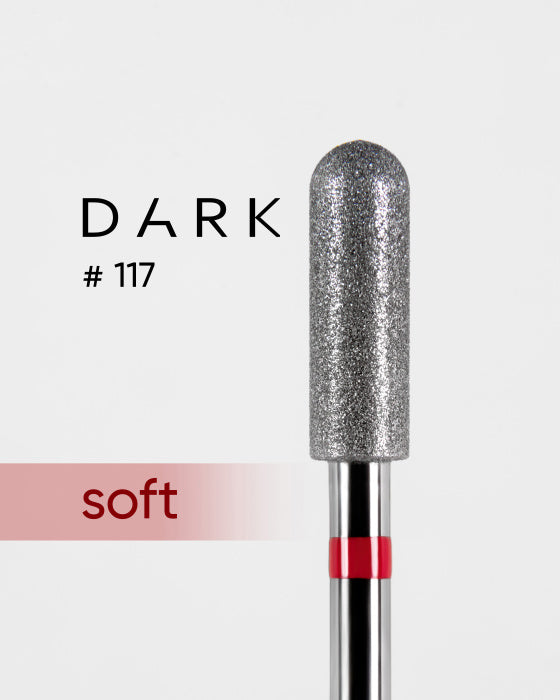 Dark Diamond Nail Bit #117 Red Rounded Drum 040