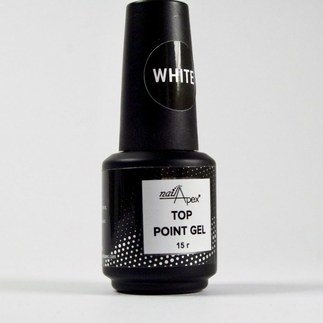 Nailapex Top Point White Gel, 15 ml