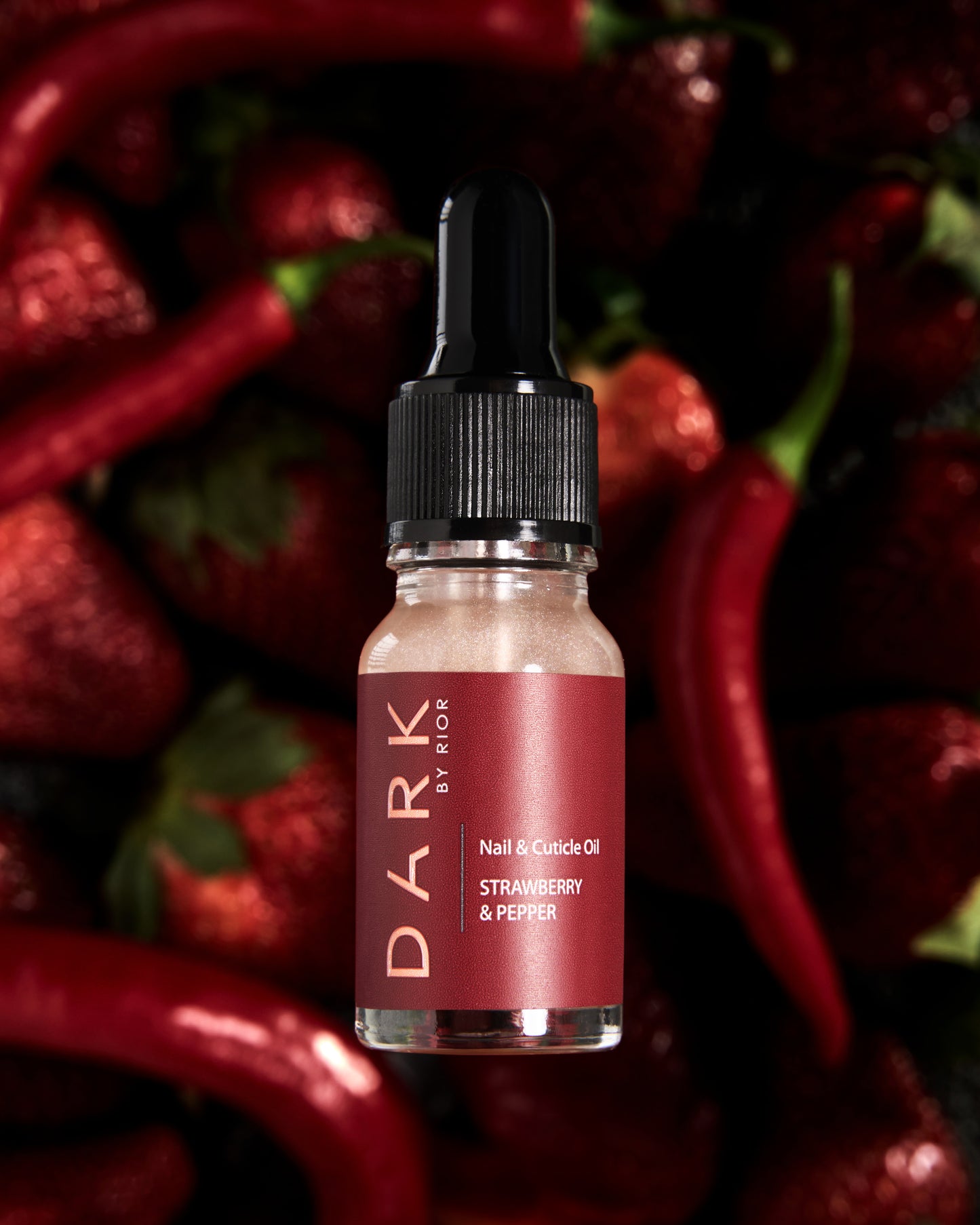 Dark Dry Cuticle Oil Strawberry & Pepper, 10 ml